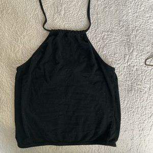 Brandy Melville Black String Tie Back